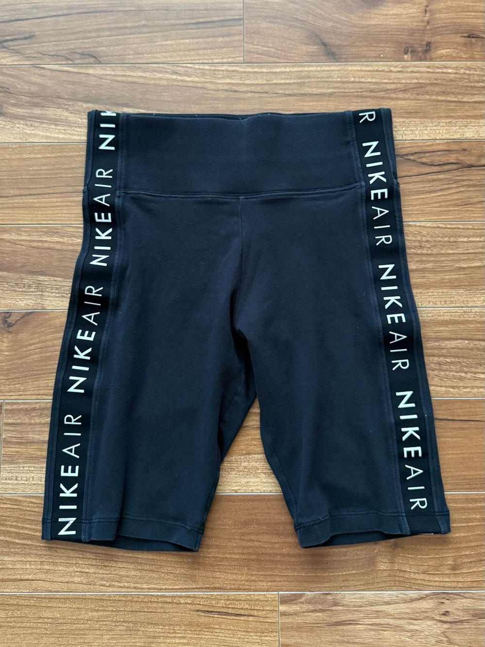 Nike Air Black High-Waisted Bike Shorts, Size S